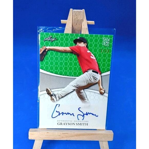 2022 Leaf Perfect Game Nat Showcase - Autograph Grayson Smith #BA-GS1 SSP 02/10 - Picture 4 of 6